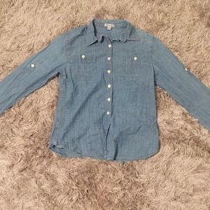 Denim Long Sleeve Shirt